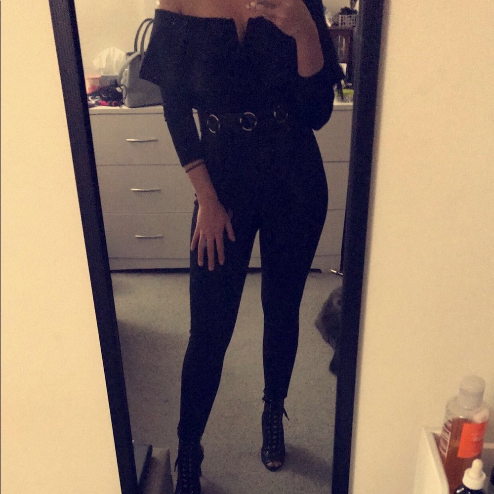 Black sexy jumpsuit